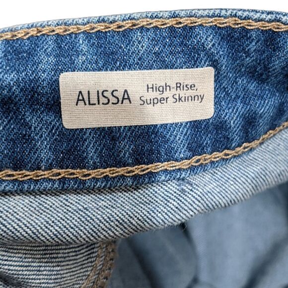 NWT Mavi Alissa High-Rise Super Skinny Jeans Size 31x34 - Picture 9 of 10